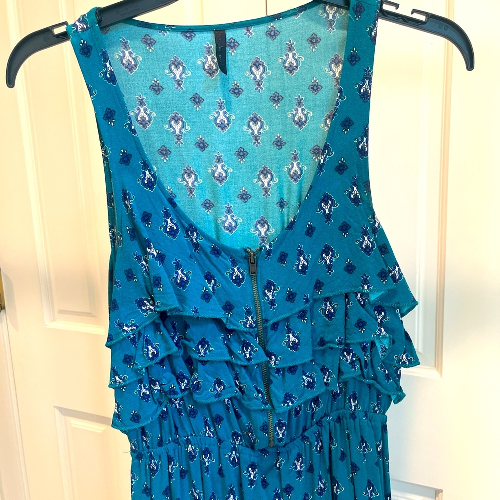 Ruffled top casual dress